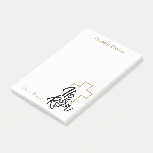 Einfache minimale religiöse Ostern Post-it Klebezettel (angewinkelt)