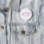 Einfache minimale rosa Bridesaid fügen den Text fü Button (Beispiel)