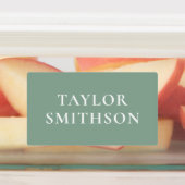 Einfache minimale Rosa und Grün Hinzufügen Ihrer N Etiketten (Befestigt)