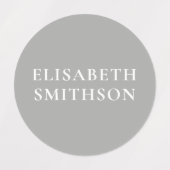 Einfache minimale Rosa und Grün Hinzufügen Ihrer N Etiketten (Design 2)