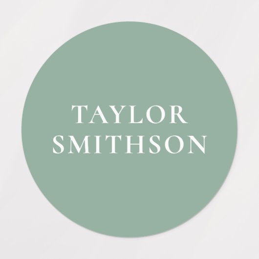 Einfache minimale Rosa und Grün Hinzufügen Ihrer N Etiketten (Design 1)