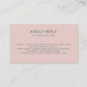 Einfache minimale staubige QR-UAWG Begleitkarte (Vorderseite)