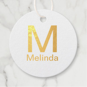 Einfache minimale Textnamen hinzufügen Geschenkanhänger