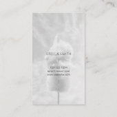 Einfache Minimale Visitenkarte (Rückseite)