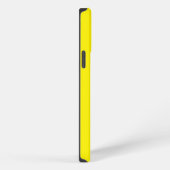 einfache minimale Vollfarbe iPhone Hülle (Rechte Seite)