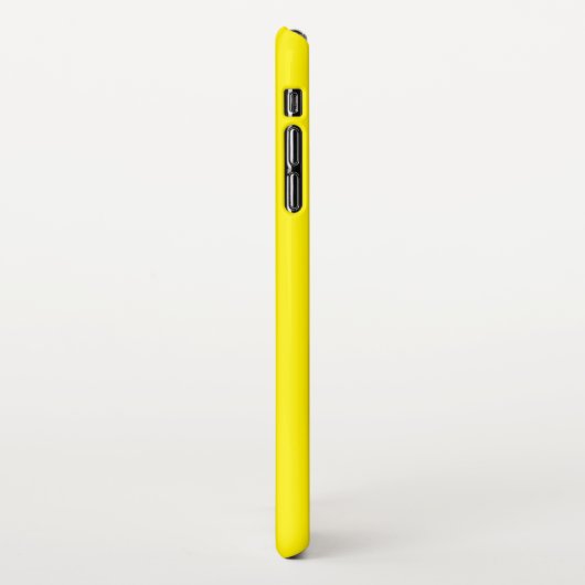 einfache minimale Vollfarbe iPhone Hülle (Linke Seite)