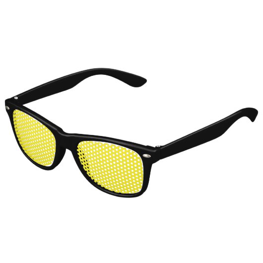 einfache minimale Vollfarbe Partybrille (Schrägansicht)