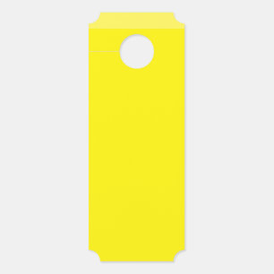 einfache minimale Vollfarbe Türanhänger