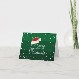 Einfache Minimale Weihnachtstypografie Festival Gr Feiertagskarte