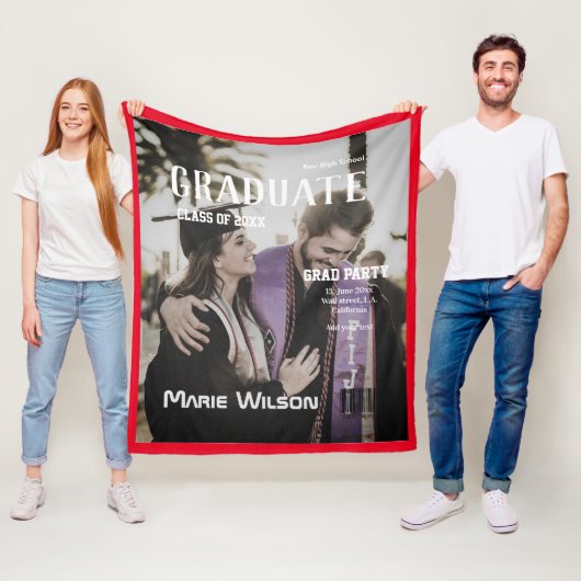 einfache minimale Zeitschrift Vorlagen Titelseite Fleecedecke (Beispiel)