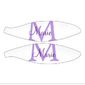 einfache minimale Zugabe Name Monogram Pink Rot Mini Basketball (Panele)