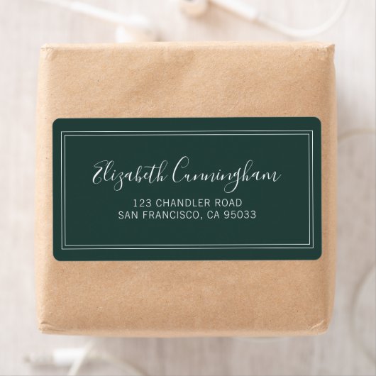 Einfache Minimalistisch Cursive Script-Rücksendead (Insitu)