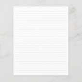 Einfache, Minimalistisch gepunktete Linien persona (Rückseite)