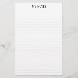 Einfache, Minimalistisch gepunktete Linien persona Briefpapier