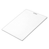 Einfache, Minimalistisch gepunktete Linien persona Notizblock (angewinkelt)