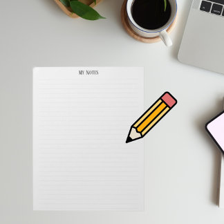 Einfache, Minimalistisch gepunktete Linien persona Notizblock