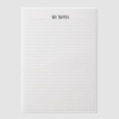 Einfache, Minimalistisch gepunktete Linien persona Pergament Einladungen (Vorderseite)