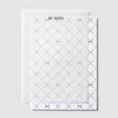 Einfache, Minimalistisch gepunktete Linien persona Pergament Einladungen (Versetzt (Einladung))