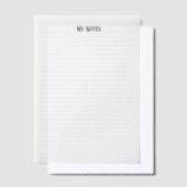 Einfache, Minimalistisch gepunktete Linien persona Pergament Einladungen (Versetzt)