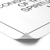 Einfache Minimalistische 2026 JW Jahr Text Matthew Poster (Ecke)