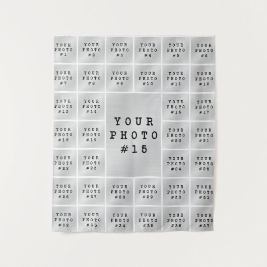 Einfache Minimalistische 37 Collage Hintergrund Wandteppich (Vorderseite)