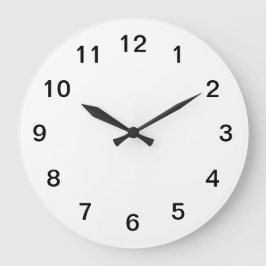 Einfache Minimalistische Acryllenhalterung Große Wanduhr