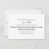 Einfache Minimalistische Antwort über Webseitenvor (Vorderseite)