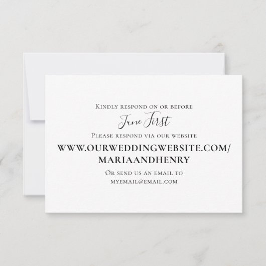 Einfache Minimalistische Antwort über Webseitenvor (Vorderseite)