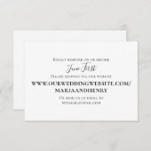 Einfache Minimalistische Antwort über Webseitenvor (Vorne/Hinten)