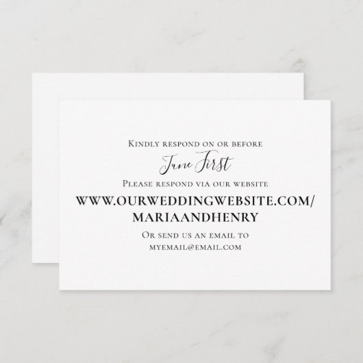 Einfache Minimalistische Antwort über Webseitenvor (Vorne/Hinten)