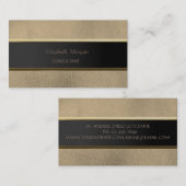 Einfache Minimalistische Ausführung mit Streifenle Visitenkarte (Vorne/Hinten)