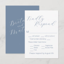 Einfache Minimalistische Auswahl an blauen Mahlzei