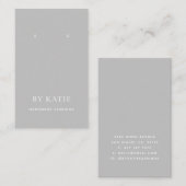 Einfache, Minimalistische, benutzerdefinierte Earr Visitenkarte (Vorne/Hinten)
