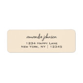 Einfache Minimalistische Berufliche Handschrift (Vorne)