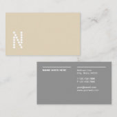 Einfache Minimalistische berufliche Visitenkarte (Vorne/Hinten)