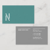 Einfache Minimalistische berufliche Visitenkarte (Vorne/Hinten)