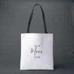 Einfache Minimalistische Best Mama je Tasche<br><div class="desc">Diese einfache,  minimalistisch beste Mutter,  die je eine Tasche hat,  ist das perfekte Geschenk,  um Ihre Mutter für den Tag ihrer Mutter zu präsentieren. Das einfache und elegante Design zeichnet sich durch klassische und extravagante Schriftzeichen in Schwarz und Weiß aus.</div>