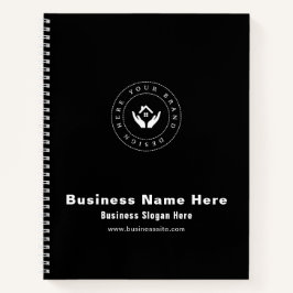 Einfache Minimalistische Bezeichnung | Benutzerdef Notizblock