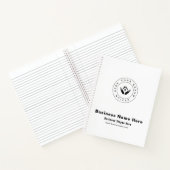 Einfache Minimalistische Bezeichnung | Benutzerdef Notizblock (Innenseite)