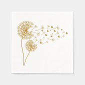 Einfache Minimalistische Blasleuchte Serviette (Vorderseite)