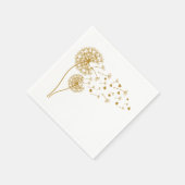 Einfache Minimalistische Blasleuchte Serviette (Ecke)