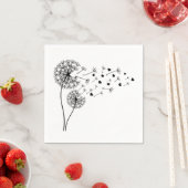 Einfache Minimalistische Blasleuchte Serviette (Beispiel)