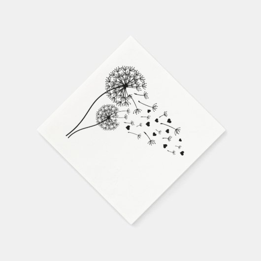 Einfache Minimalistische Blasleuchte Serviette (Ecke)