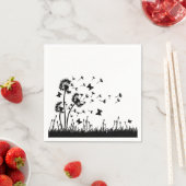 Einfache Minimalistische Blasleuchte Serviette (Beispiel)