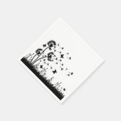 Einfache Minimalistische Blasleuchte Serviette (Ecke)