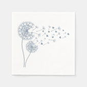 Einfache Minimalistische Blasleuchte Serviette (Vorderseite)