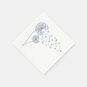 Einfache Minimalistische Blasleuchte Serviette (Ecke)