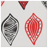 Einfache Minimalistische Blätter Muster Stoff (Nahaufnahme)