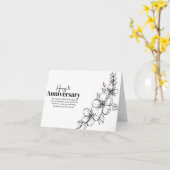 Einfache Minimalistische Blumenausgabe Karte (Gelbe Blume)