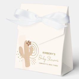 Einfache Minimalistische Boho Wüstendusche Geschenkschachtel